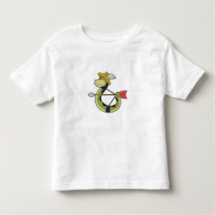 Camiseta De Bebé Serpiente como arquero con arco y flecha