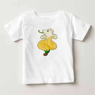 Camiseta De Bebé Serpiente con banana