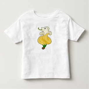 Camiseta De Bebé Serpiente con banana