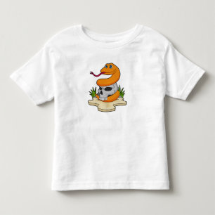 Camiseta De Bebé Serpiente con cráneo