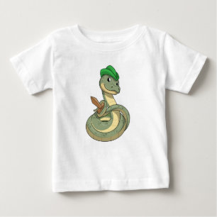 Camiseta De Bebé Serpiente con espada