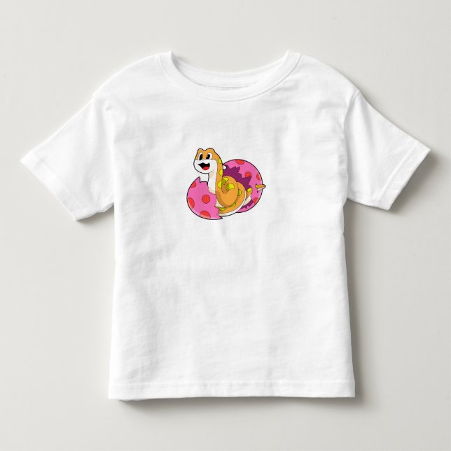 Camiseta De Bebé Serpiente con huevo (Anverso)