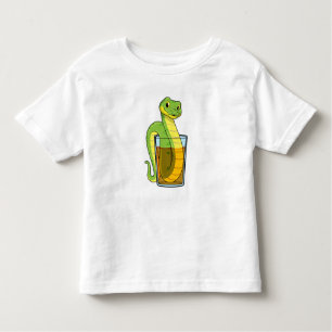Camiseta De Bebé Serpiente con jugo