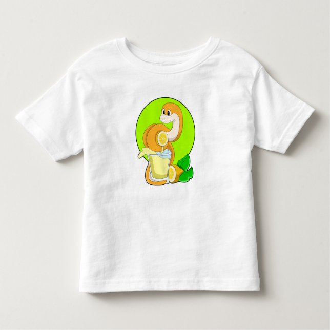 Camiseta De Bebé Serpiente con jugo de limón (Anverso)