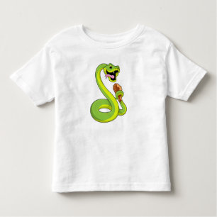 Camiseta De Bebé Serpiente con pollo
