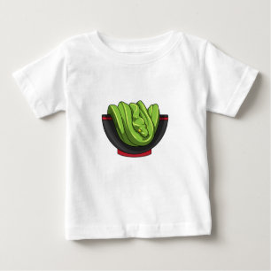 Camiseta De Bebé Serpiente con Ramen Bowl