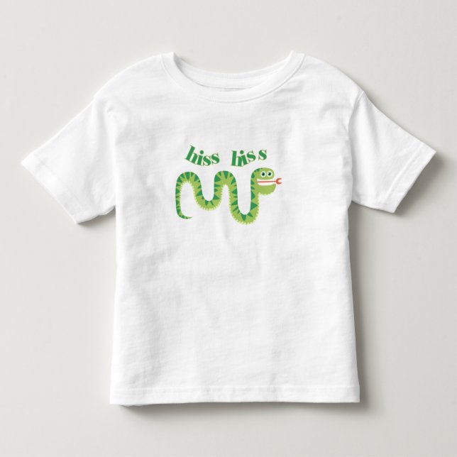 Camiseta De Bebé Serpiente del silbido del silbido (Anverso)