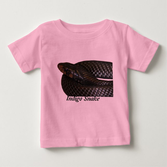 Camiseta De Bebé Serpiente índigo (Anverso)