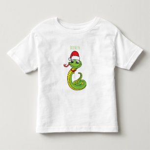 Camiseta De Bebé Serpiente verde suave con personalizado de sombrer