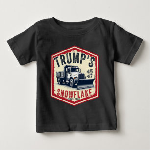 Camiseta De Bebé Servicio de Eliminación de Copos de Nieve de Trump
