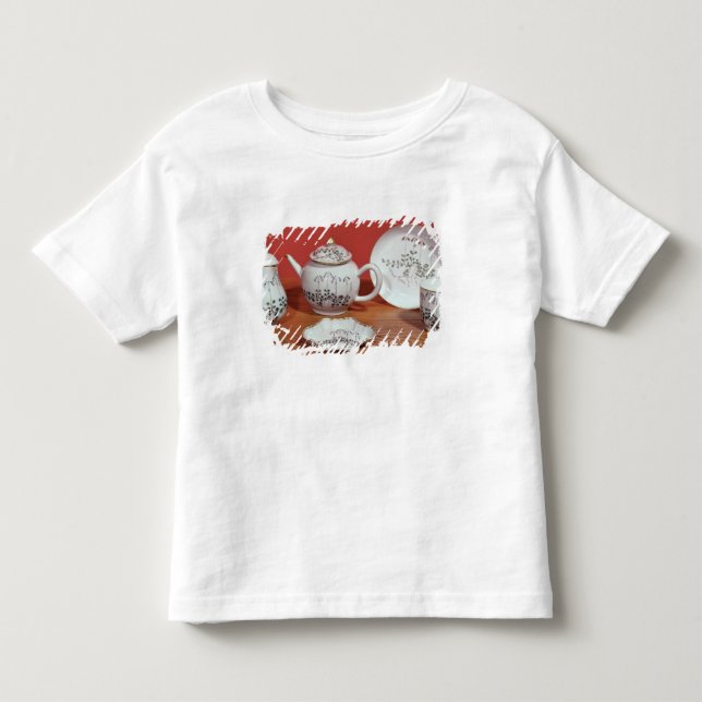 Camiseta De Bebé Servicio de té presentado a Carl Linnaeus (Anverso)