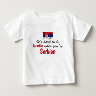 Camiseta De Bebé Servio humilde