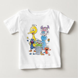 Camiseta De Bebé Sesame Pals Doodley Graphic