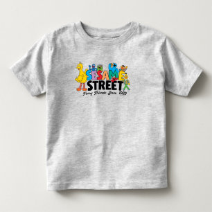 Camiseta De Bebé Sesame Street   Amigos Peludos Desde 1969