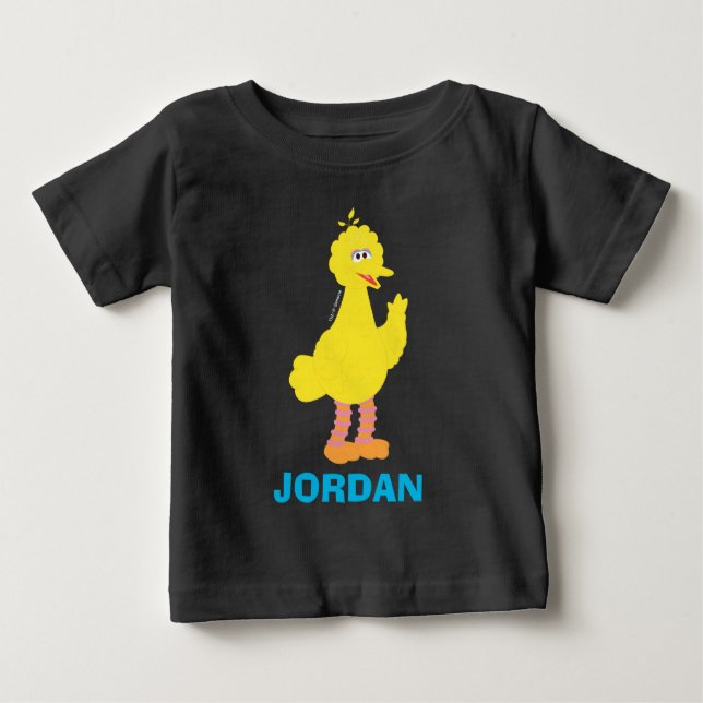 Camiseta De Bebé Sesame Street | Big Bird personalizado (Anverso)