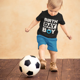 Camiseta De Bebé Sesame Street | Cookie Monster - Birthday Boy