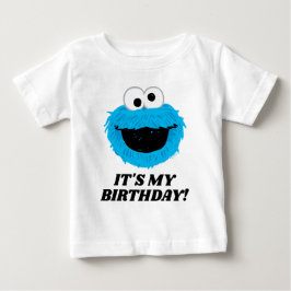 Camiseta De Bebé Sesame Street | Cookie Monster - Es mi cumpleaños