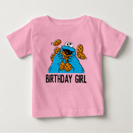 Camiseta De Bebé Sesame Street | Cumpleaños 1 de Cookie Monster