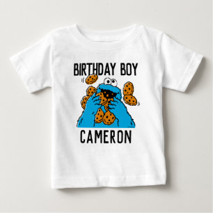 Camiseta De Bebé Sesame Street   Cumpleaños del Monstruo de las Gal