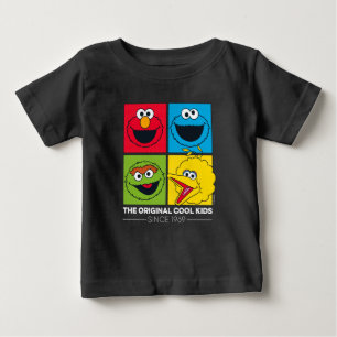 Camiseta De Bebé Sesame Street   Los chicos geniales originales