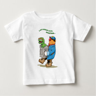 Camiseta De Bebé Sesame Street   Oscar & Bruno el basurero