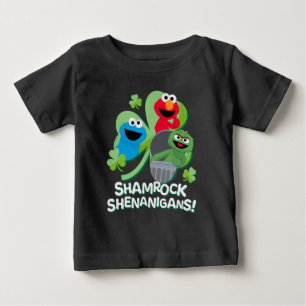 Camiseta De Bebé Sesame Street ¡Travesuras de Trébol!