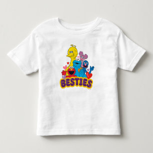 Camiseta De Bebé Sesame Street Valentine Besties