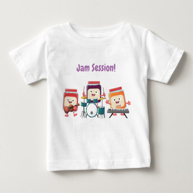 Camiseta De Bebé Sesión de improvisación personalizado humor (Anverso)