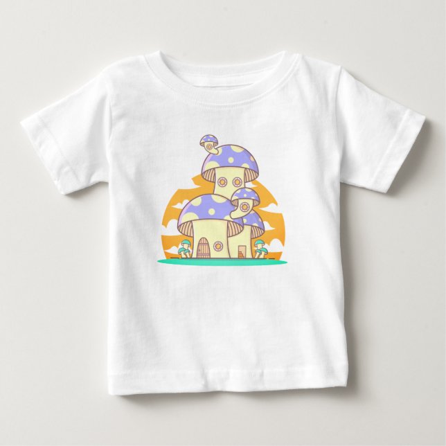 Camiseta De Bebé Seta, Casa, Puerta (Anverso)