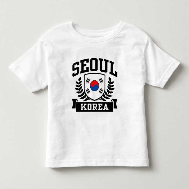 Camiseta De Bebé Seúl Corea (Anverso)
