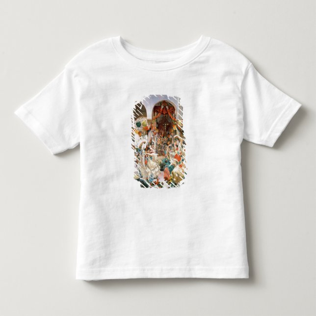 Camiseta De Bebé Sevilla (aceite en lona) (Anverso)