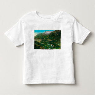 Camiseta De Bebé Seward, lazo famoso del ferrocarril del área de
