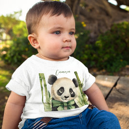 Camiseta De Bebé Sexo neutro en la panda del bebé