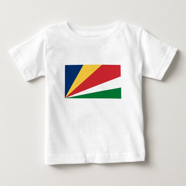 Camiseta De Bebé Seychelles Flag (Anverso)