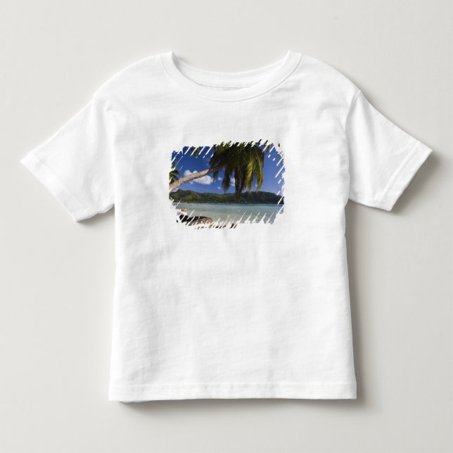 Camiseta De Bebé Seychelles, Isla de Mahe, Anse a la Mouche (Anverso)