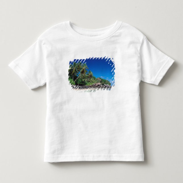 Camiseta De Bebé Seychelles, Isla de Mahe, Playa Anse Royale. 2 (Anverso)