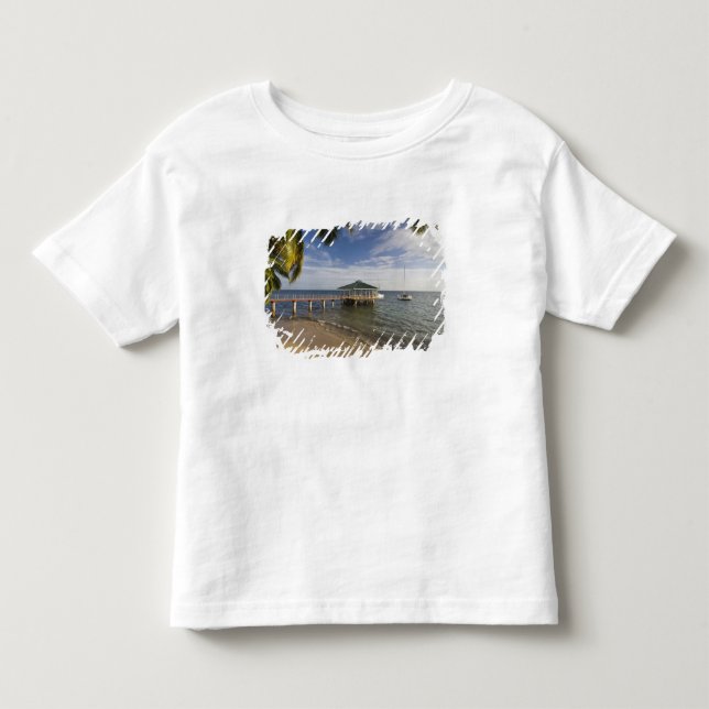 Camiseta De Bebé Seychelles, Isla de Praslin, Anse Bois de Rose, (Anverso)