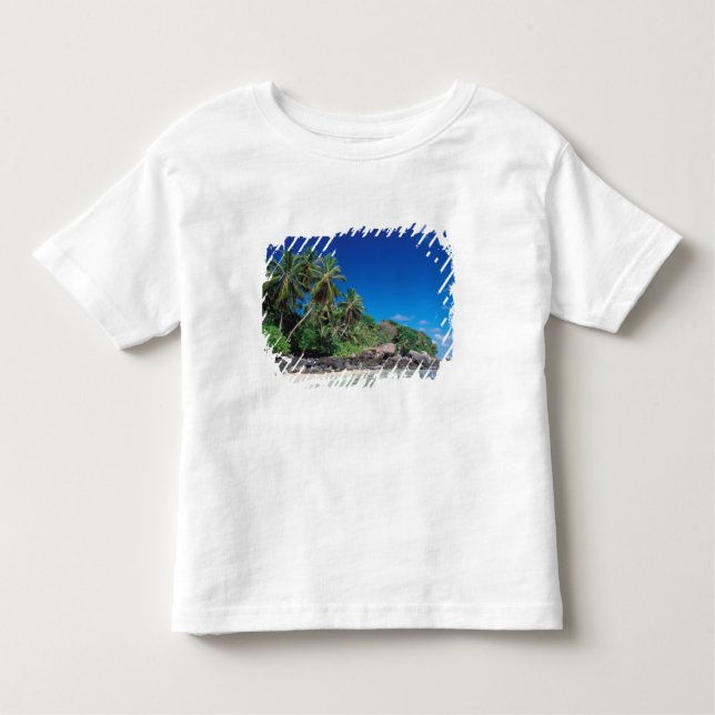 Camiseta De Bebé Seychelles, isla Mahe, playa Anse Royale.2 (Anverso)