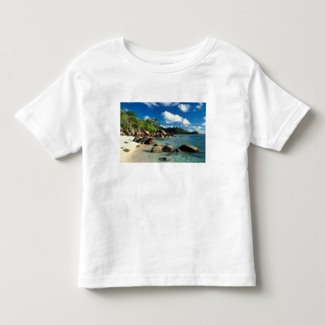 Camiseta De Bebé Seychelles, isla Mahe, playa Anse Royale.3 (Anverso)