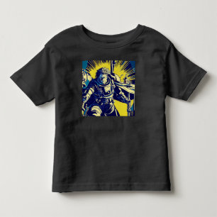 Camiseta De Bebé SF - Anime Hero Woodcut 1