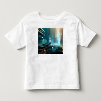 Camiseta De Bebé SF Ciudad Futurista 3