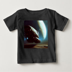 Camiseta De Bebé SF Orbiting Spaceship 1