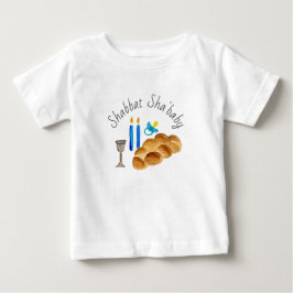 Camiseta De Bebé Shabbat Sha'Baby T-Shirt