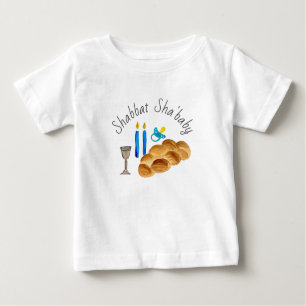 Camiseta De Bebé Shabbat Sha'Baby T-Shirt