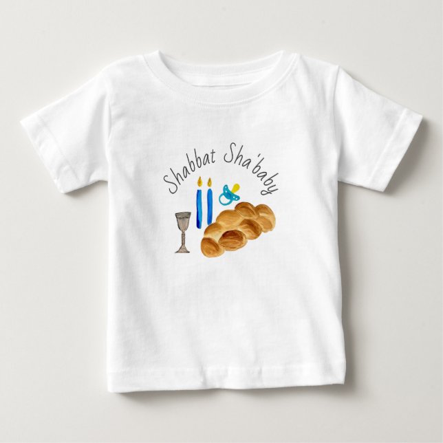 Camiseta De Bebé Shabbat Sha'Baby T-Shirt (Anverso)