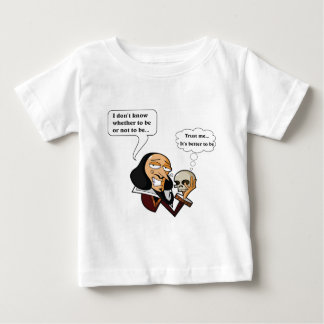 Camiseta De Bebé Shakespeare Hamlet, ser o no ser