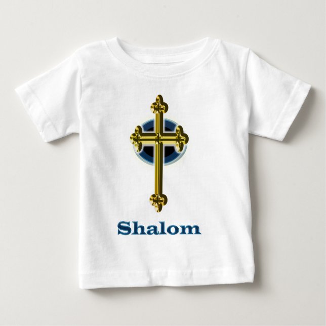 Camiseta De Bebé Shalom (Anverso)