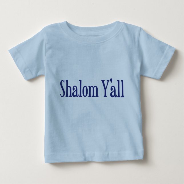 Camiseta De Bebé Shalom usted (Anverso)
