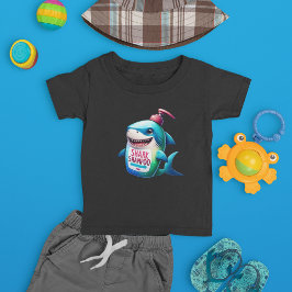 Camiseta De Bebé Shampoo de tiburón alegre