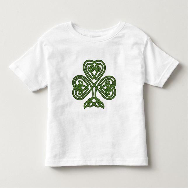 Camiseta De Bebé Shamrock celta - Día de St Patricks (Anverso)